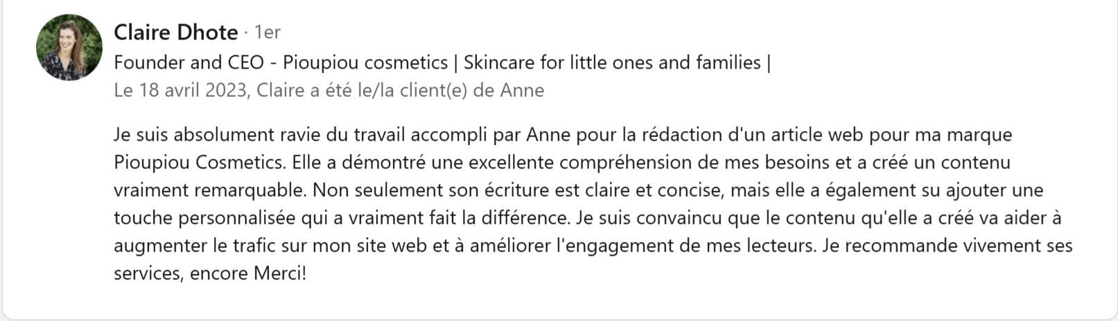anne durdek experte seo avis pioopiou cosmetics